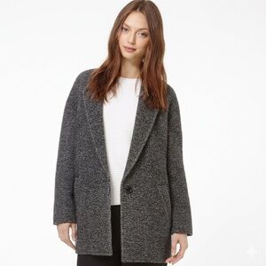 Babaton Henry Wool Single Button Coat Size XXS-XS Grey Aritzia